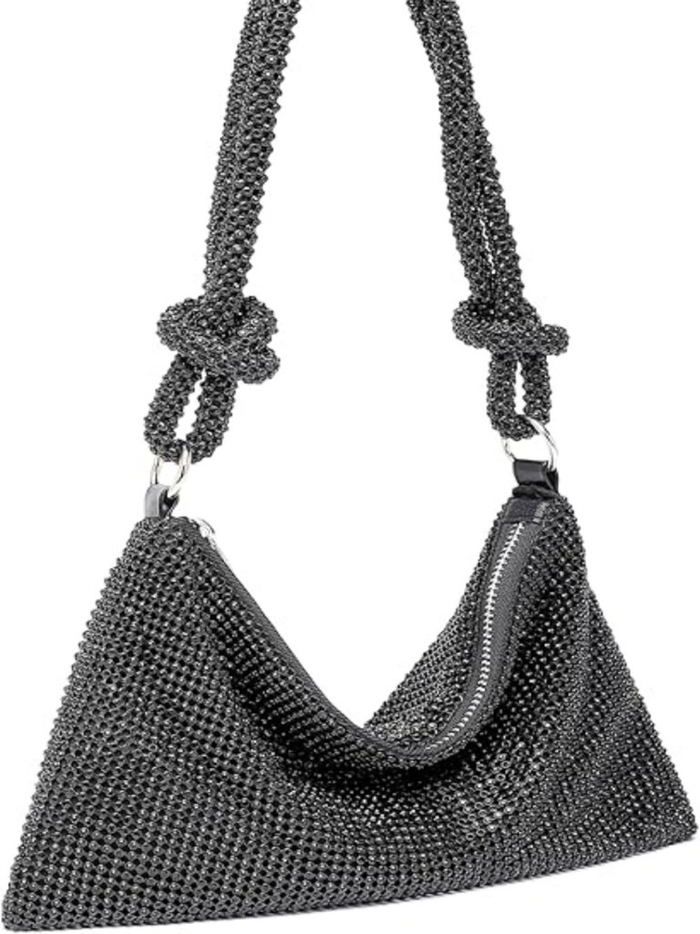 Sparkly Rhinestone Evening Clutch – Women’s Small Dressy Purse for Party & Night - Picture 2 of 7